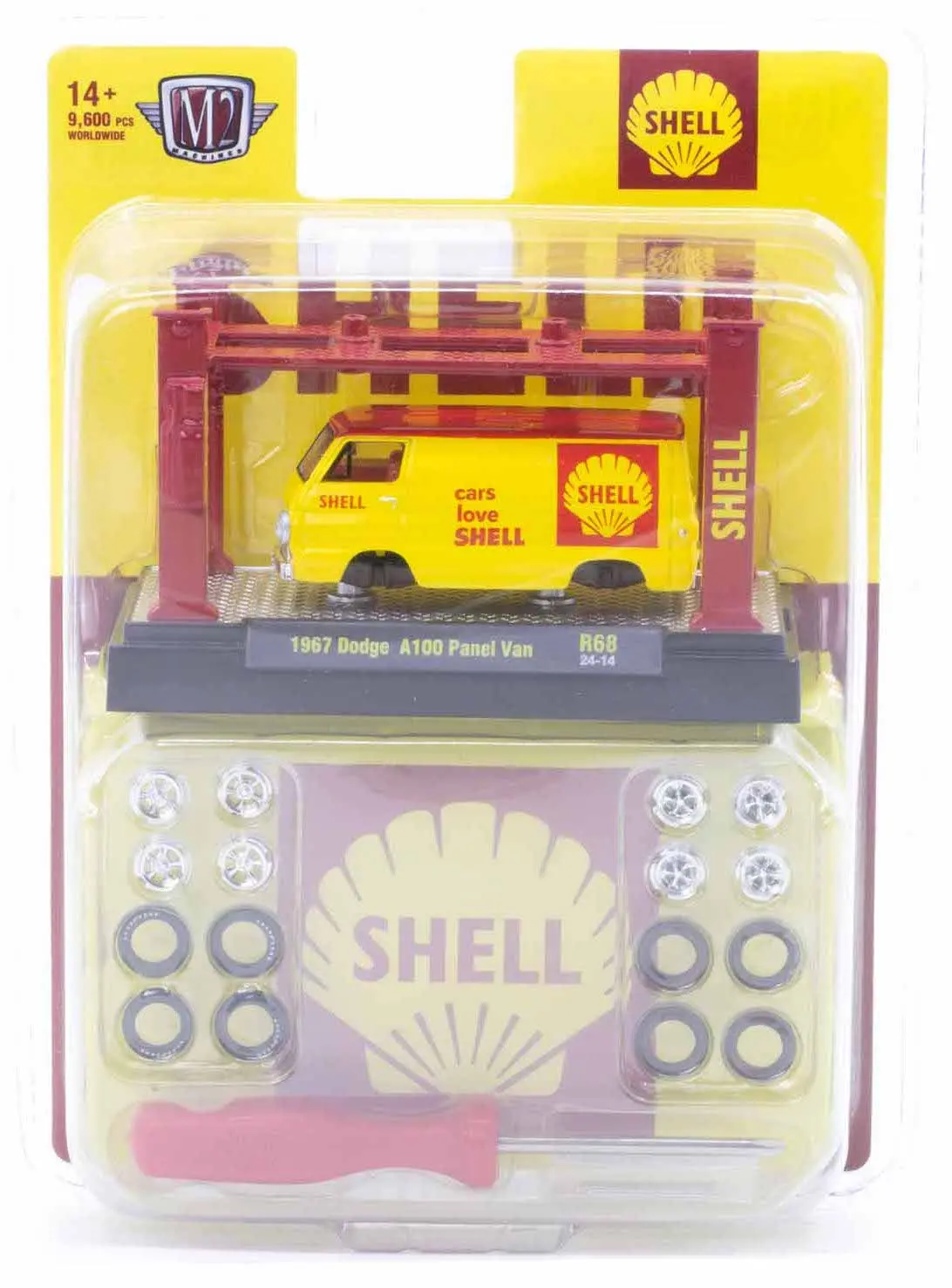 1967 Dodge A100 Panel Van Shell M2 Machines 1:64 Scale Model Kit Release 68 1