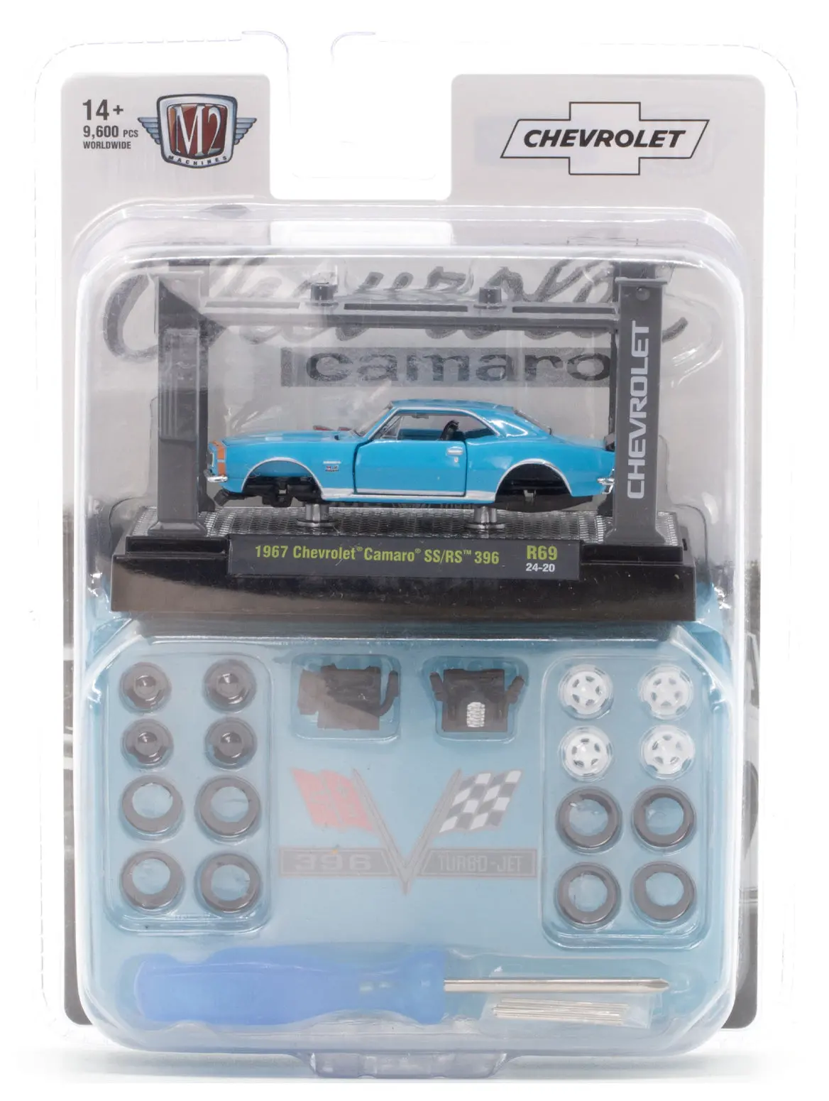 1967 Chevrolet Camaro Ss/Rs 396 M2 Machines 1:64 Scale Model Kit Release 69 1