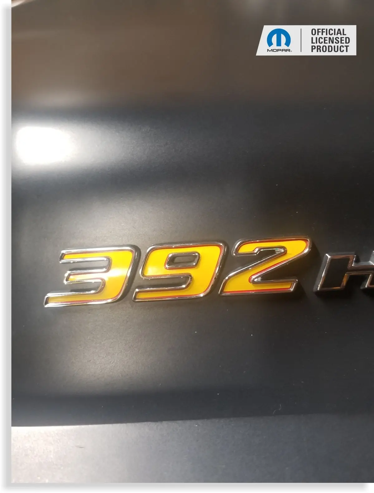 392 Hemi Scoop Emblem Overlay Decals (Pair)  - 2015-2018 Challenger R/T Scat Pack 392 Shaker 1