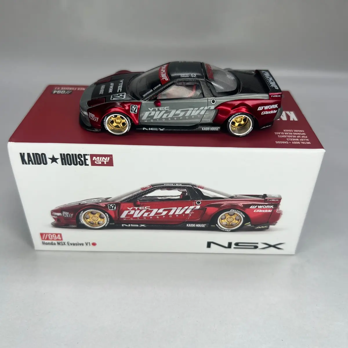 Chase Kaido House X Mini Gt 1:64 #094 Honda Nsx Evasive V1 1