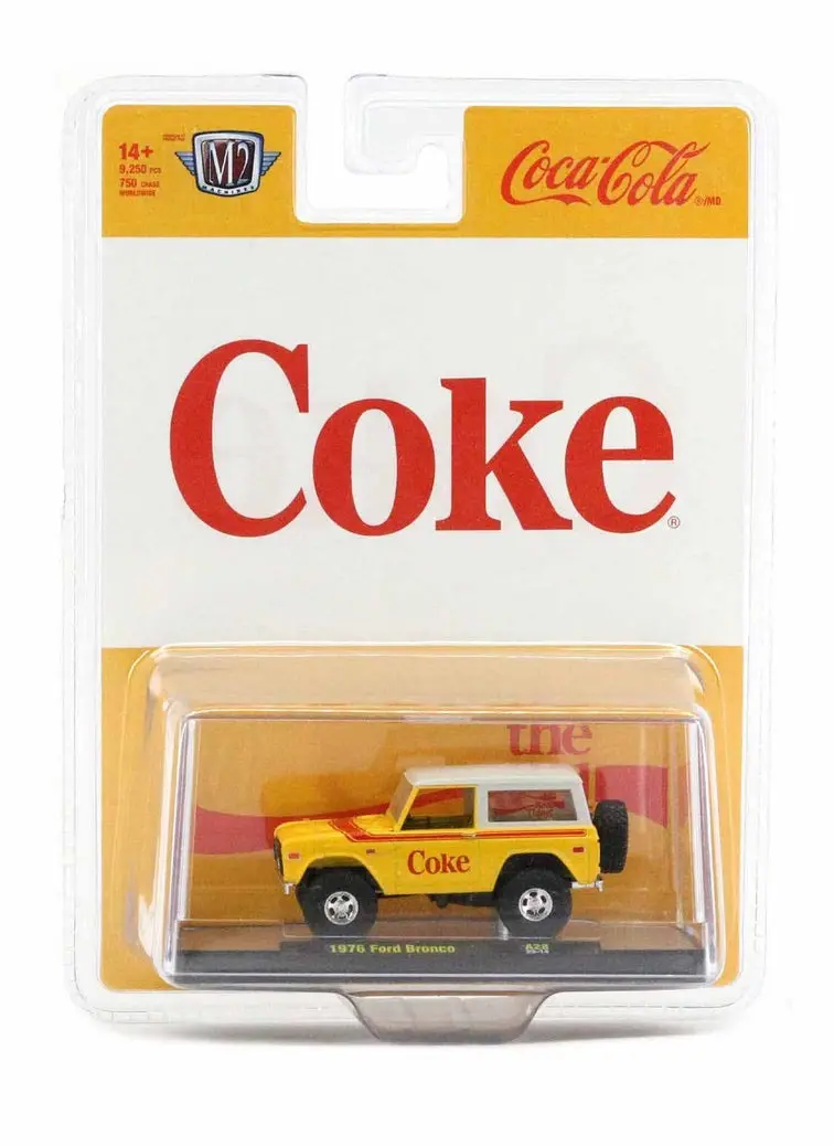 1976 Ford Bronco Coca-Cola M2 Machines 1:64 Scale Coca-Cola A28 1