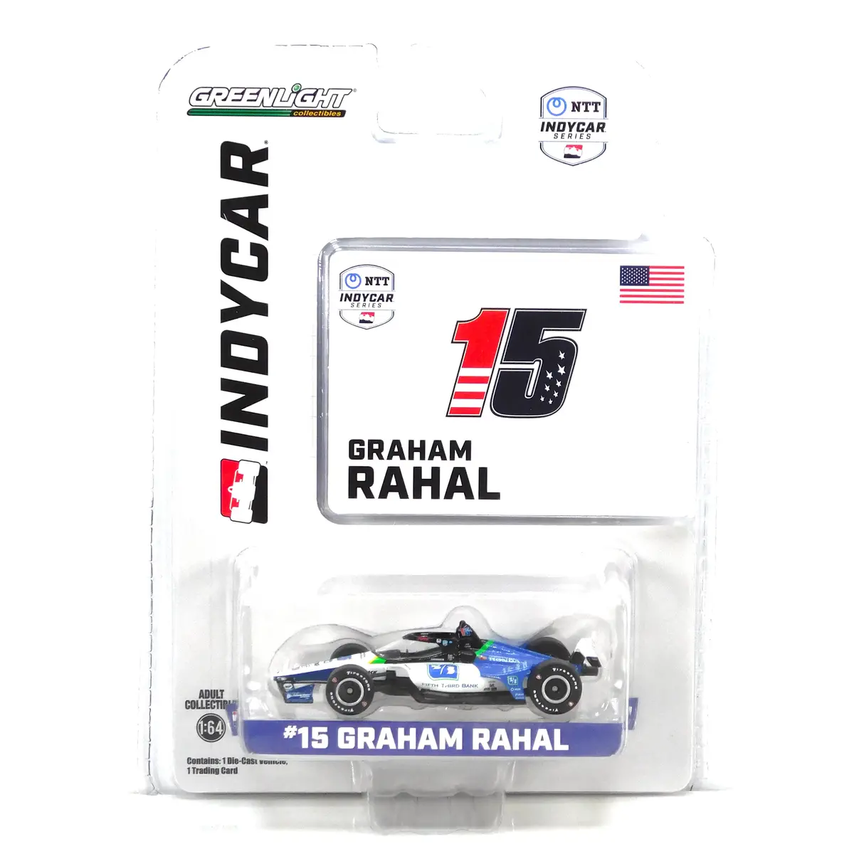 Indycar 11610 Graham Rahal 2024 #15 Fifth Third Bank 1:64 Diecast 1