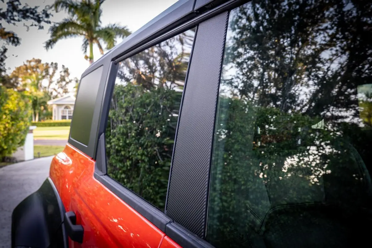 3D Carbon B Pillar Protection Kit - 2021+ Bronco 4 Door 1