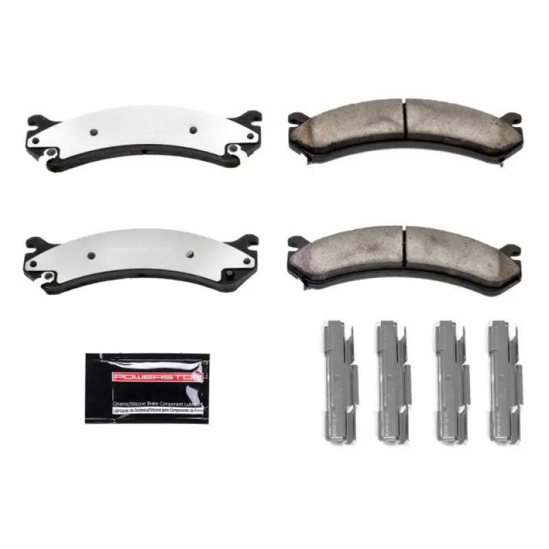 Power Stop Z36 Truck & Tow Brake Pads – Front Set With Hardware For 2000–2005 Cadillac Deville 1