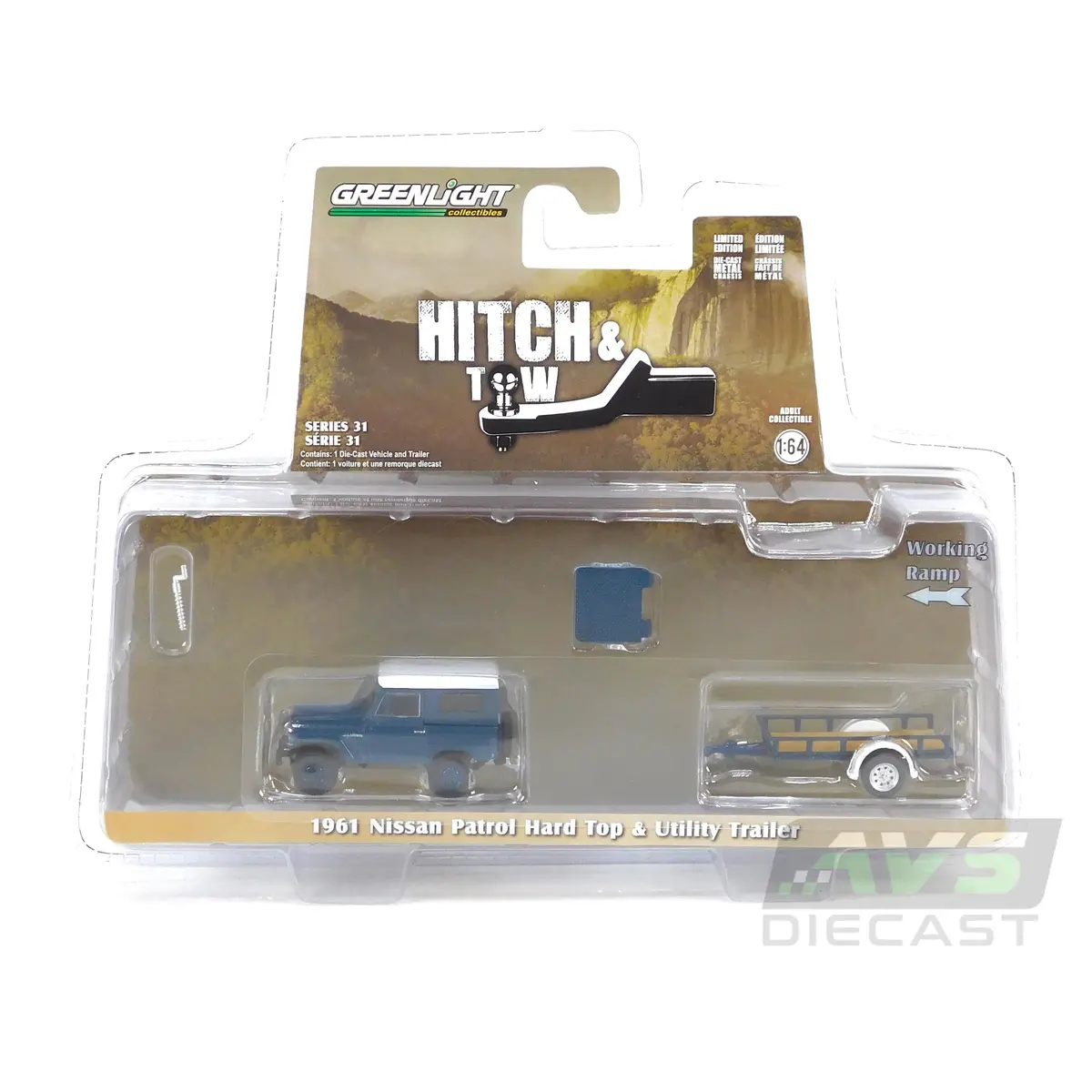 Hitch & Tow 32310A 1961 Nissan Patrol Hard Top 1:64 Diecast 1
