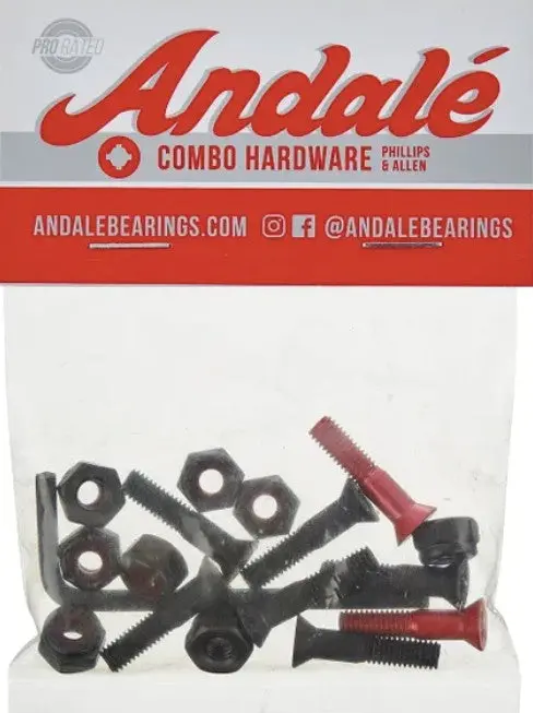 Andale 7/8-Inch Phillips and Allen Combo Hardware Kit