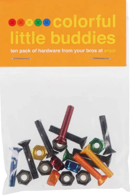Enjoi Colorful Little Buddies Skateboard Mounting Hardware