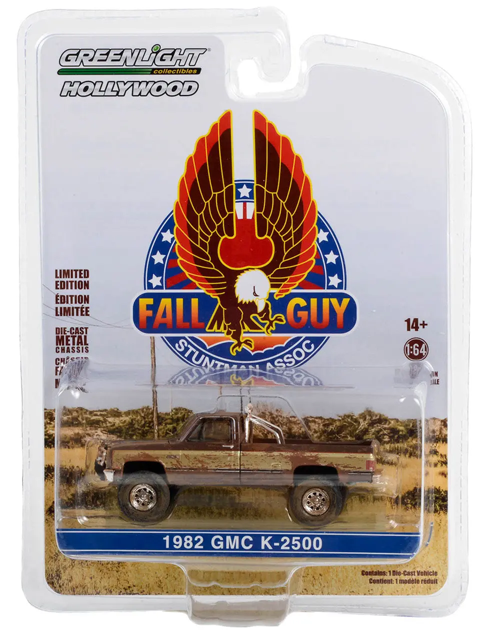 1982 Gmc K-2500 Sierra Grande Weathered Version Fall Guy 1:64 Diecast 1