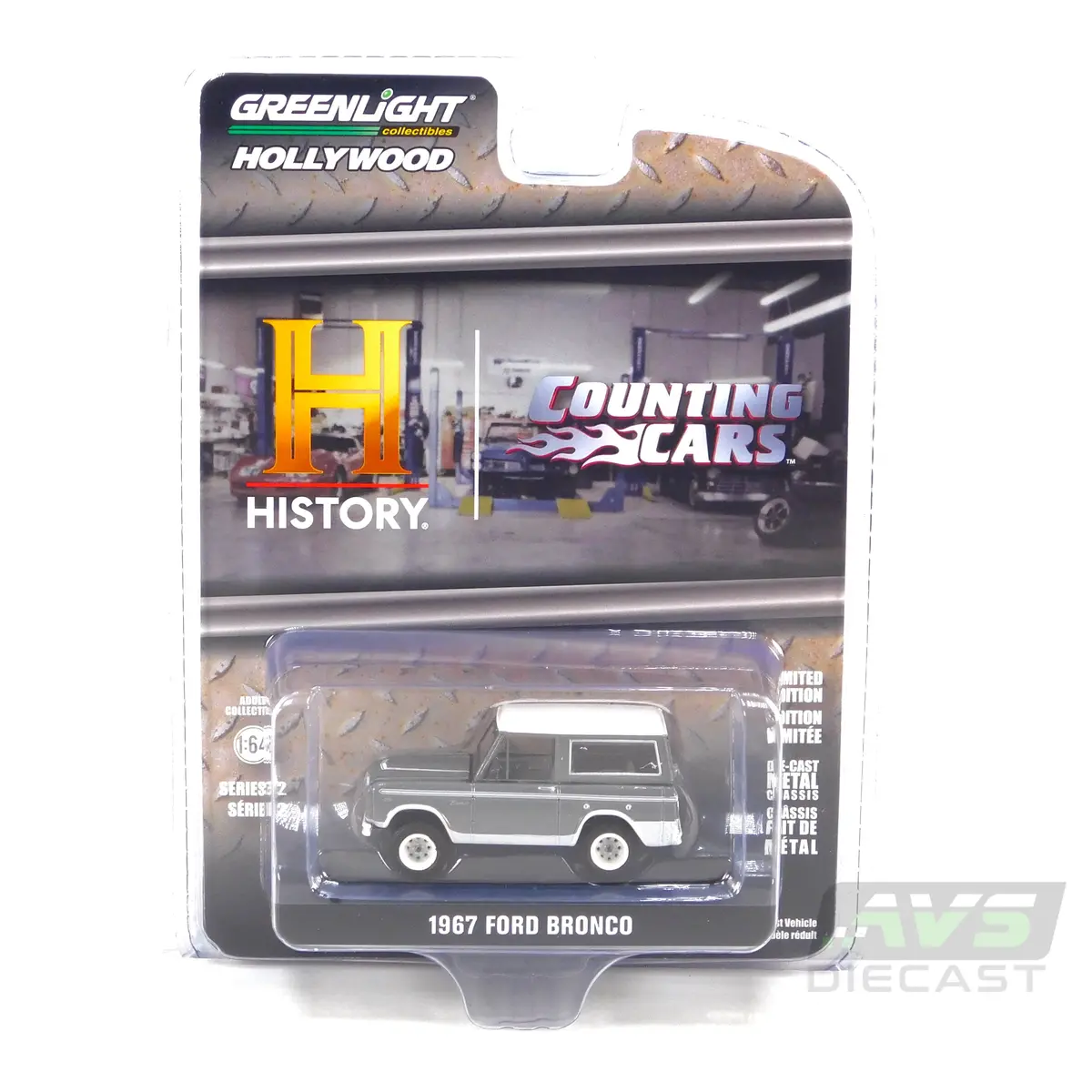 Hollywood 62030E 1967 Ford Bronco Counting Cars 1:64 Diecast 1
