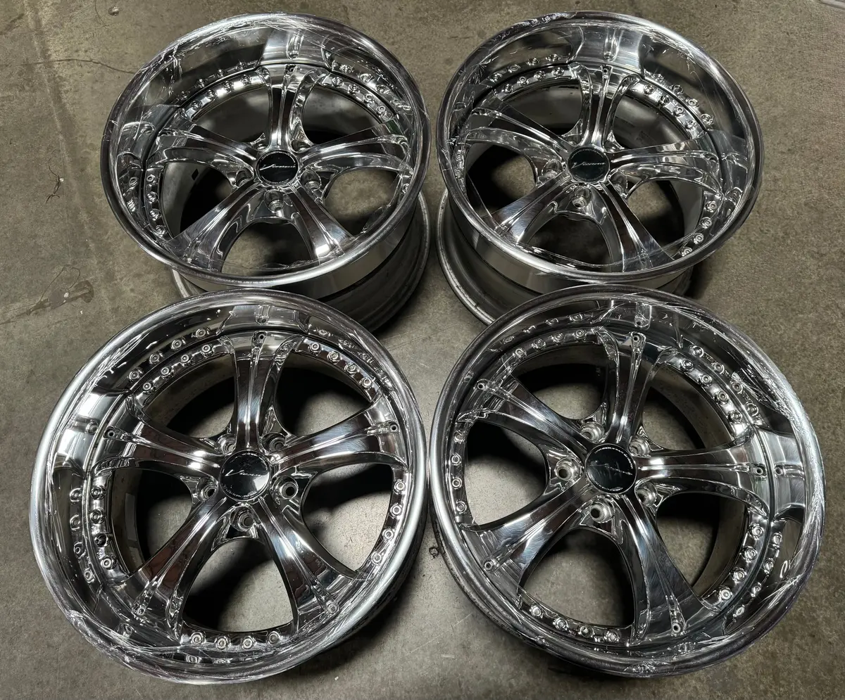SSR Vienna Courage 18-Inch Polished Alloy Wheels – 5x114.3 Bolt Pattern