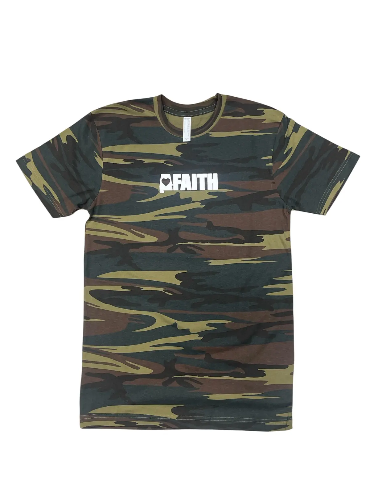 Faith OG Bold Puff Print Camo T-Shirt
