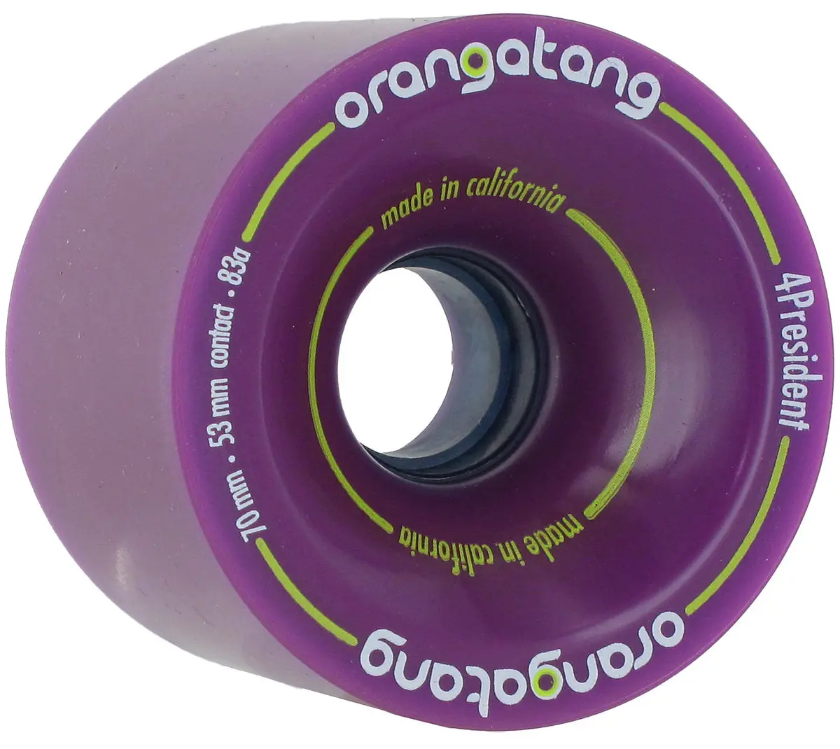 Orangatang 4 President Longboard Wheels 70Mm 83A Purple 1