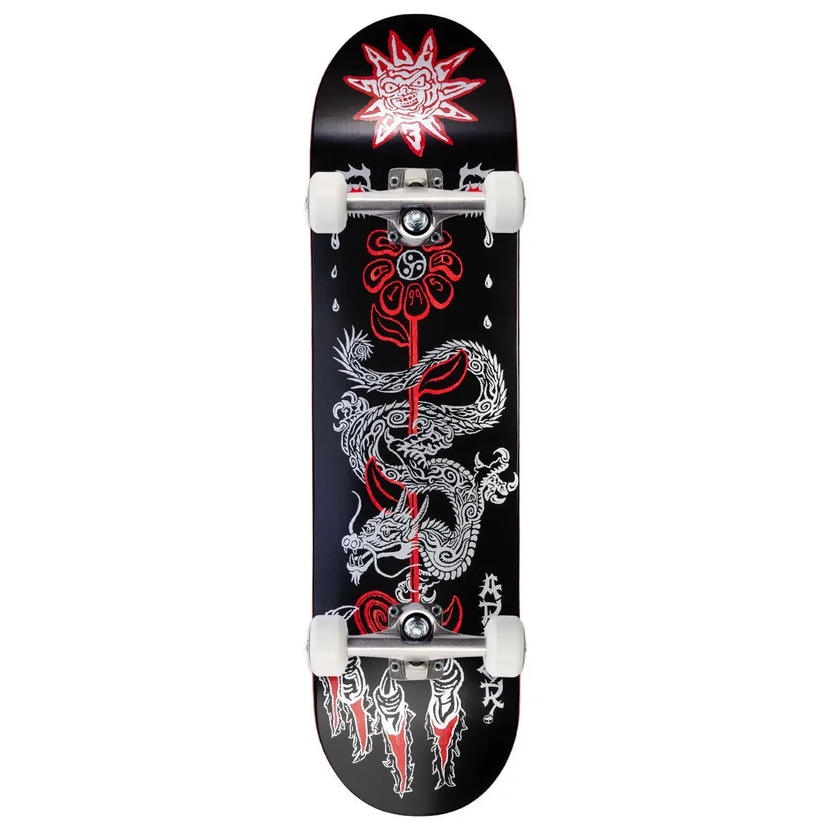 Arbor Alec Majerus Lucky Dragon Skateboard Complete - Black - 8.25" 1