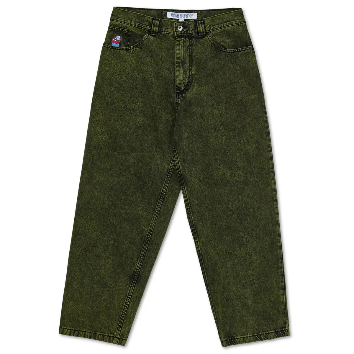 Polar Big Boy Jeans - Green/Black 1
