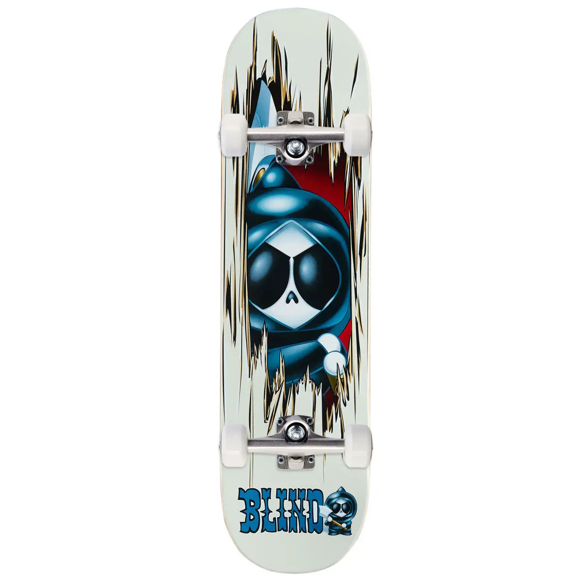 Blind Classic Knny Axe Skateboard Complete - White - 8.25" 1