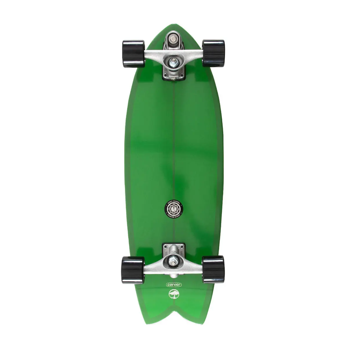 Arbor X Black Rose Mfg C7 Pre-Built Surfskate Complete - Green 1