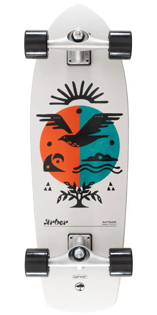 Arbor X Carver Cx Surf Rocket Pre-Built Surfskate Complete 1