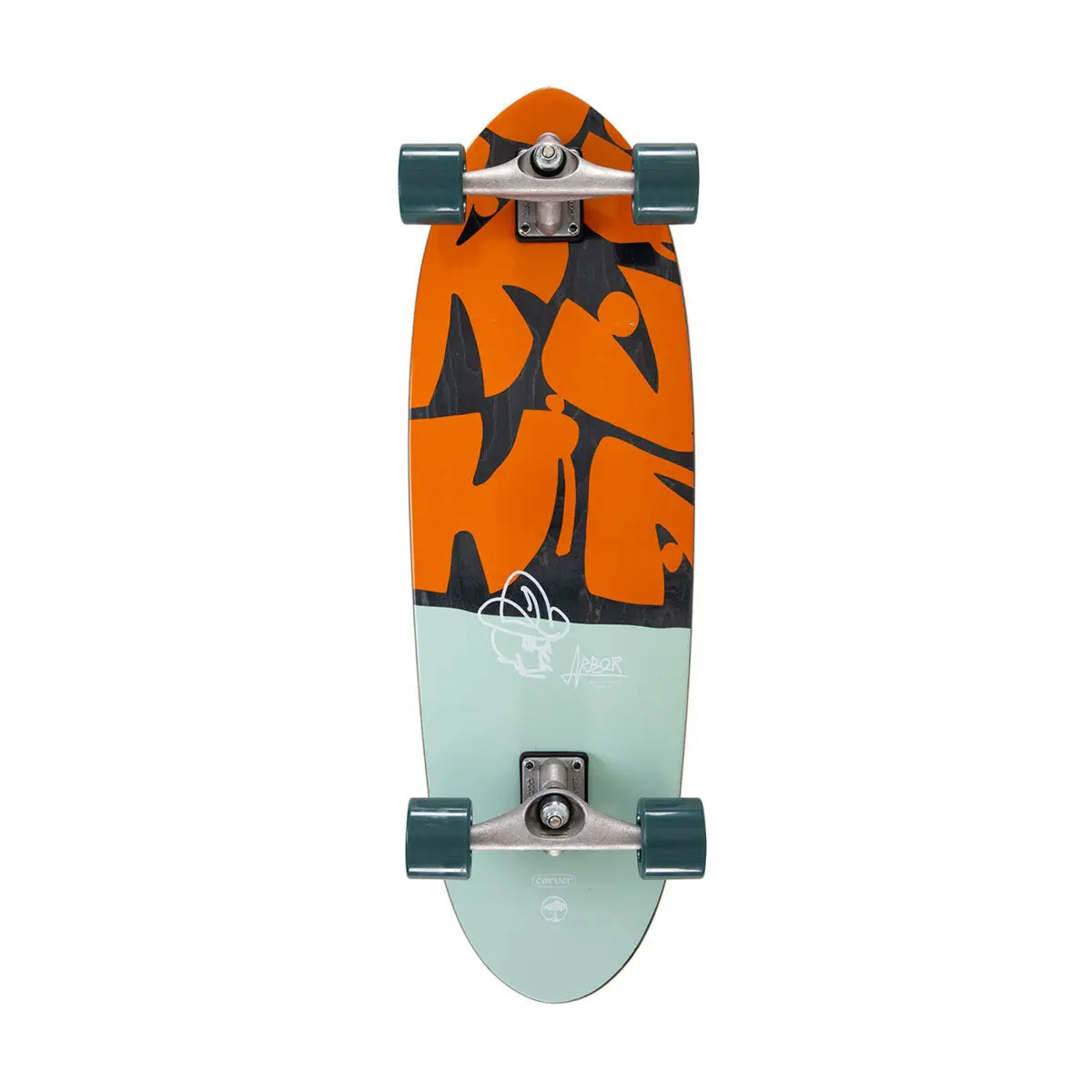 Arbor Scrambler Pre-Built Surfskate Longboard Complete 1