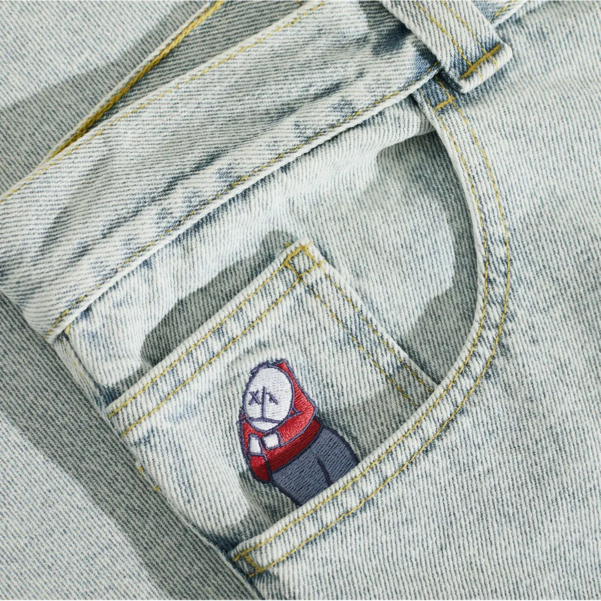 Polar Big Boy Og Logo Jeans - Light Blue 3