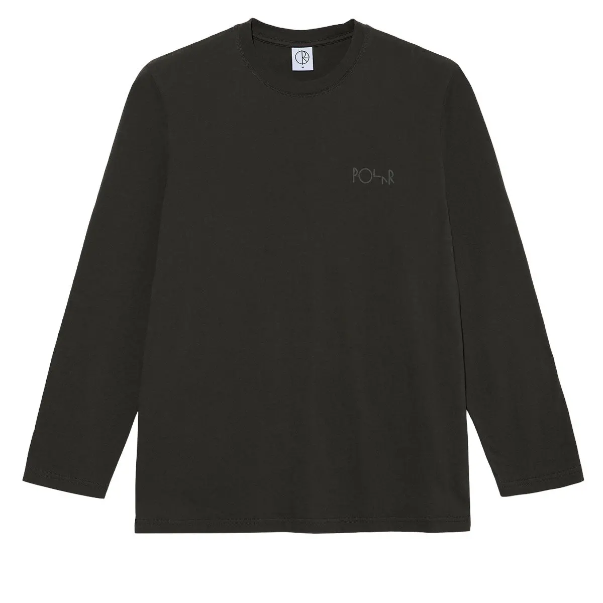 Polar Steve Stroke Logo Long Sleeve T-Shirt - Dirty Black 1