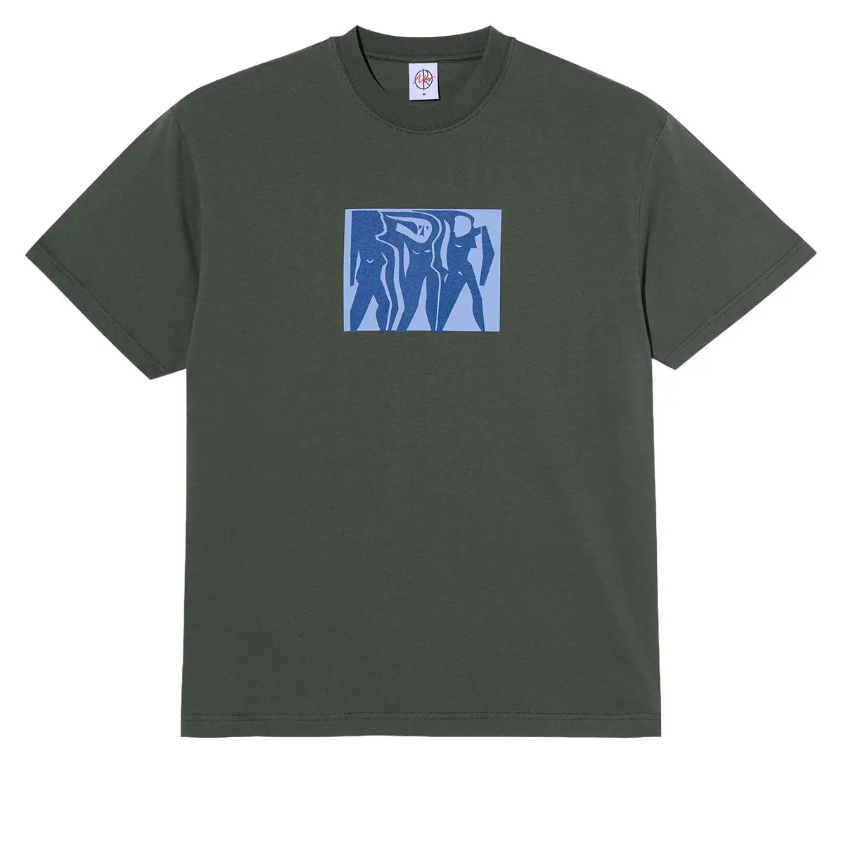 Polar Cut Outs T-Shirt - Dark Olive 1