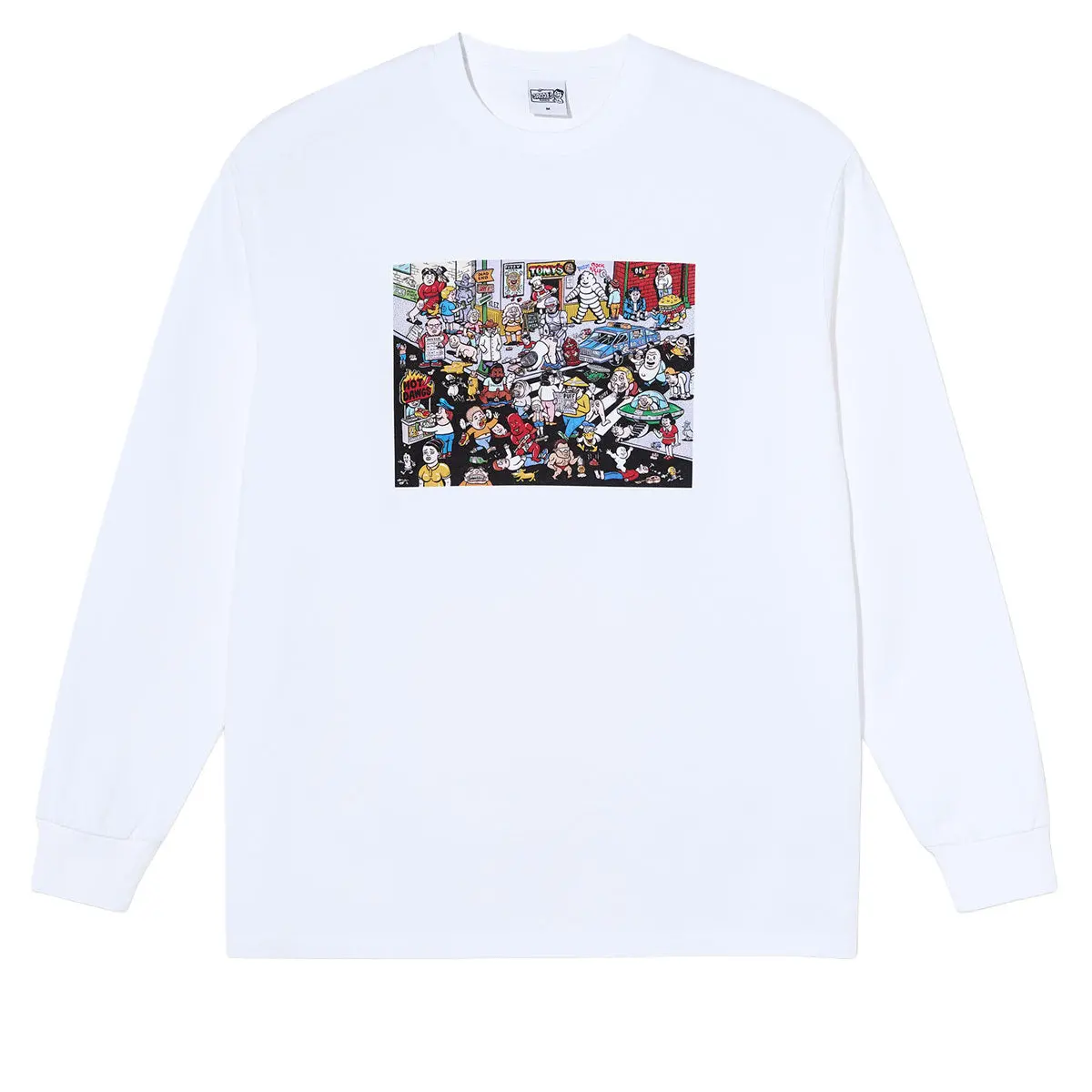 Polar Street Corner Long Sleeve T-Shirt - White 1