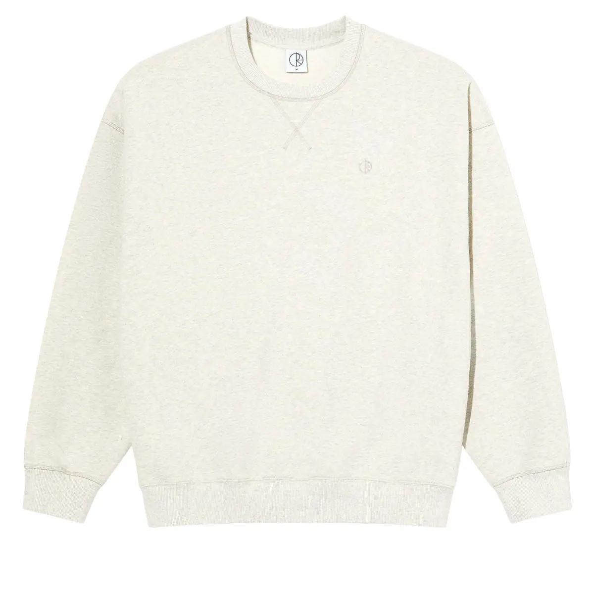 Polar Frankie Crewneck Sweatshirt - Ivory Grey Melange 1