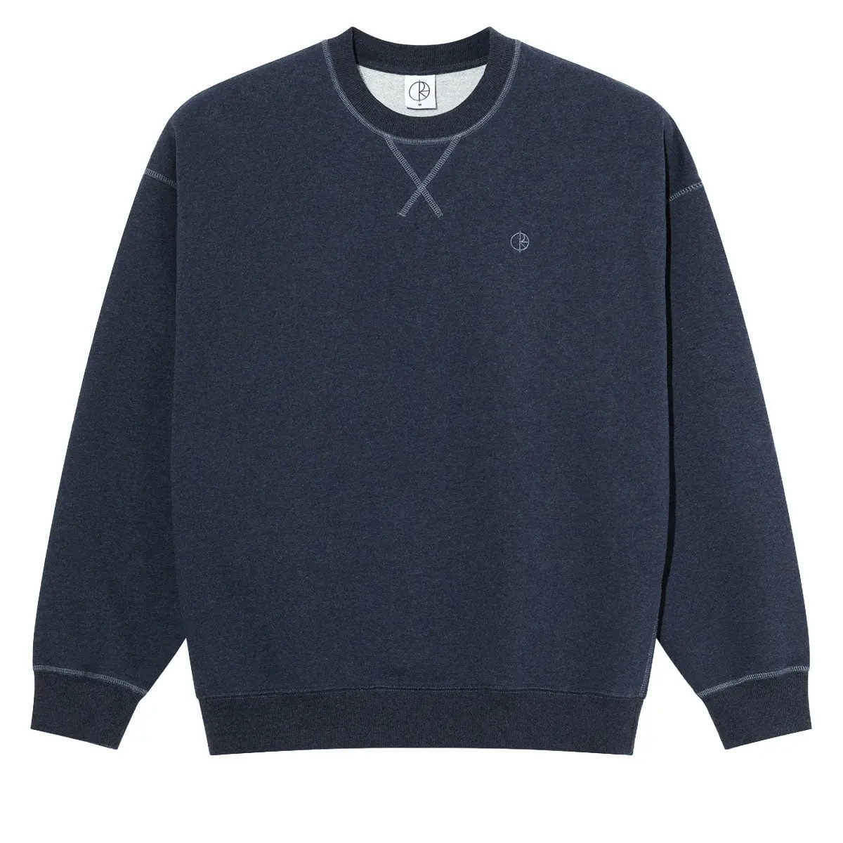 Polar Frankie Crewneck Sweatshirt - Navy Melange 1