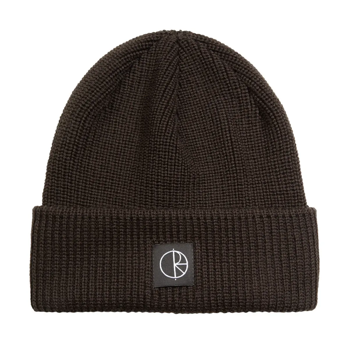 Polar Double Fold Merino Beanie - Brown 1