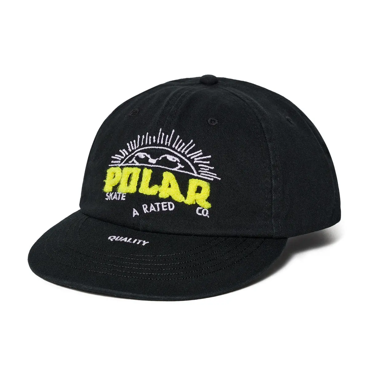 Polar Cheeky Sun Ramy Hat - Black 1