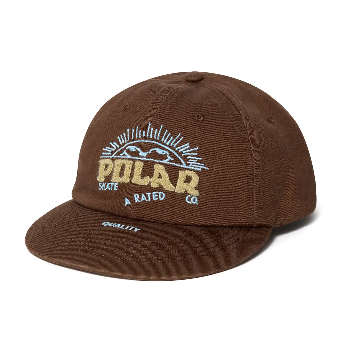 Polar Cheeky Sun Ramy Hat - Brown 1