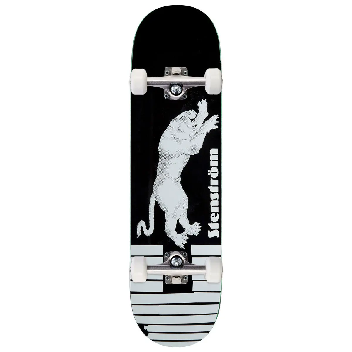 Polar David Stenström Tape & Panther Skateboard Complete - Black - 8.375" 1