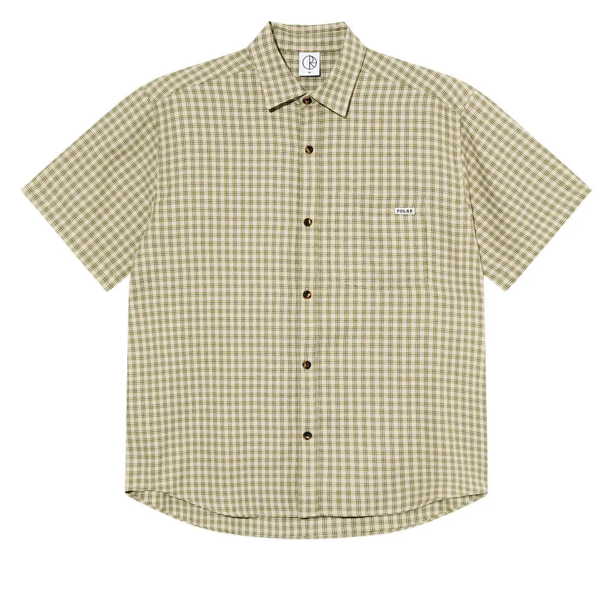 Polar Mitchell Shirt - Beige/Green 1