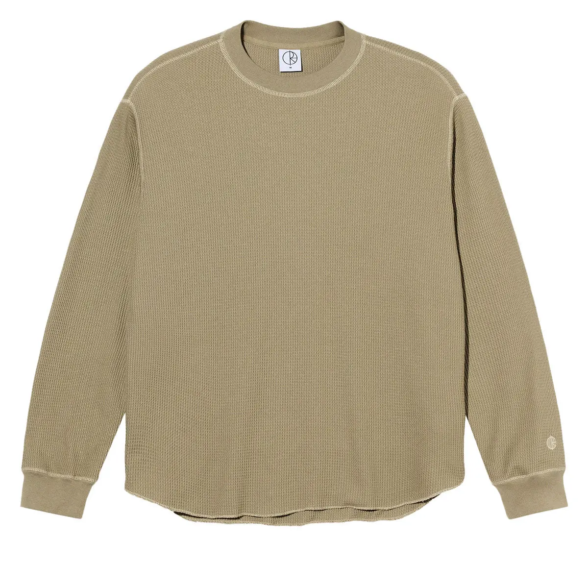 Polar Dylan Long Sleeve T-Shirt - Khaki Green/Taupe 1