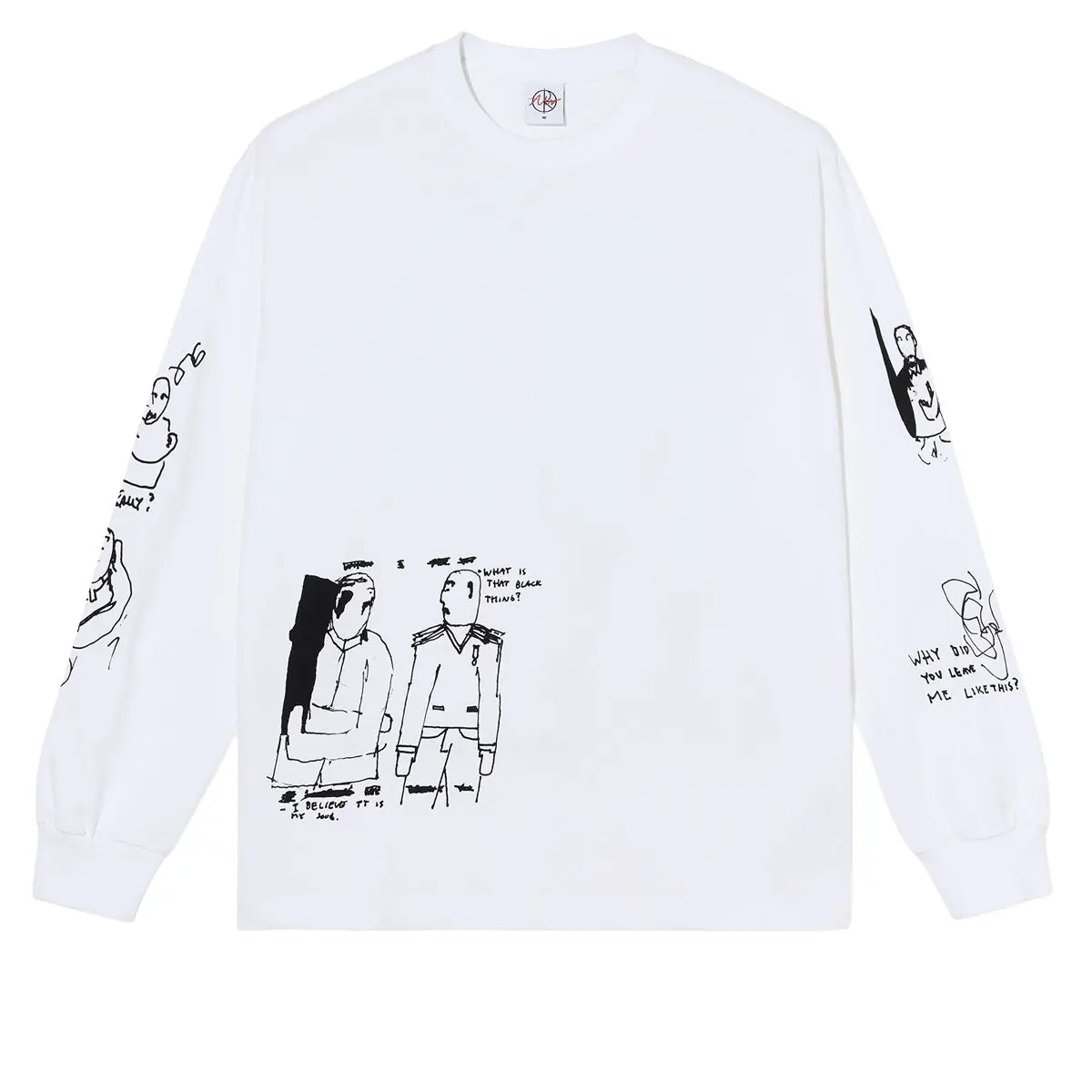 Polar The End Long Sleeve T-Shirt - White 1