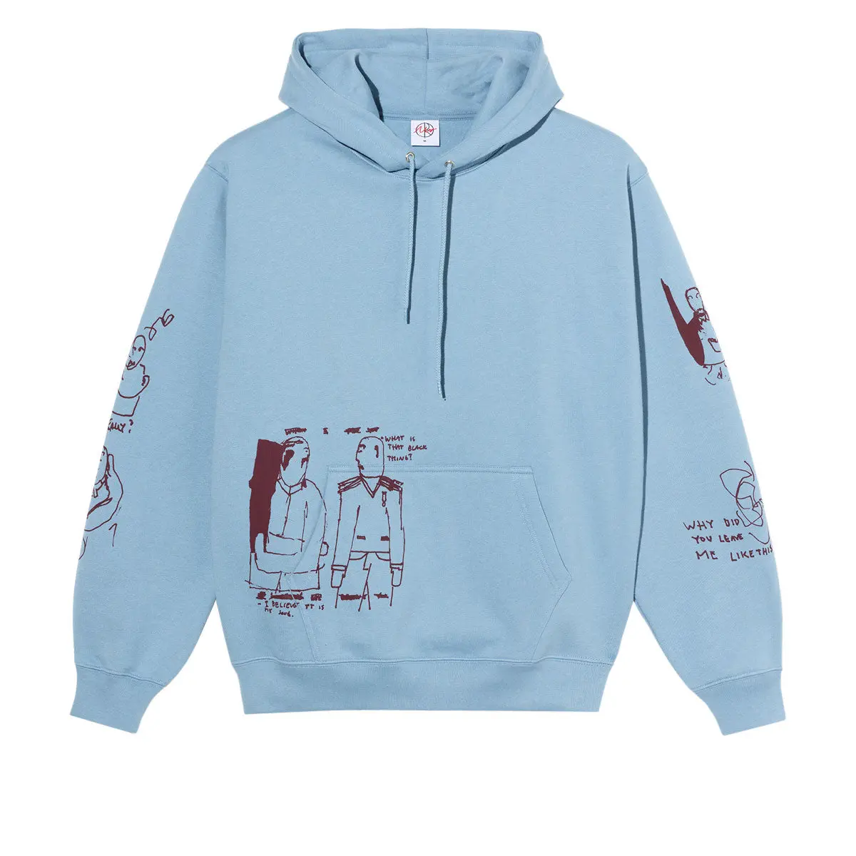 Polar The End Dave Hoodie - Dove Blue 1