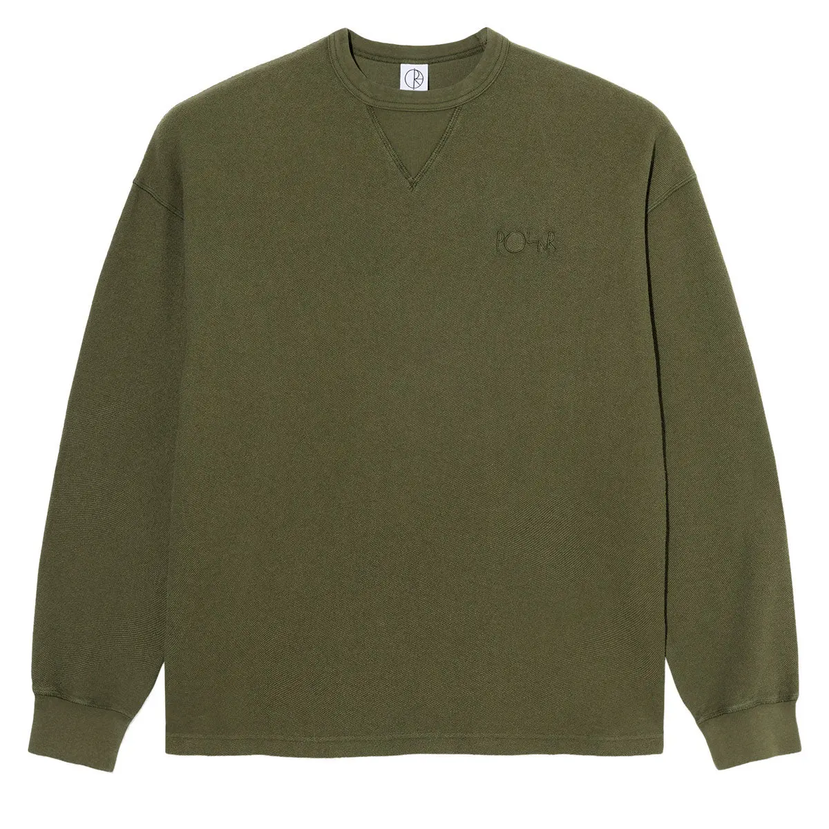 Polar Reversed Sweater - Army Green 1