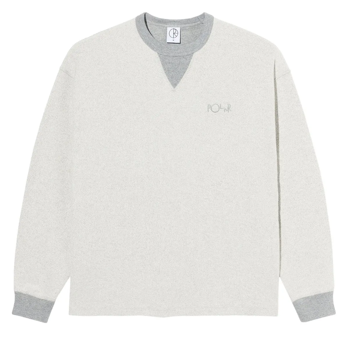 Polar Reversed Sweater - Heather Grey 1