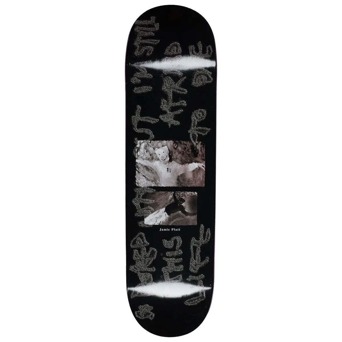 Polar Jamie Platt So Bored Skateboard Deck - Black - 8.50" 1