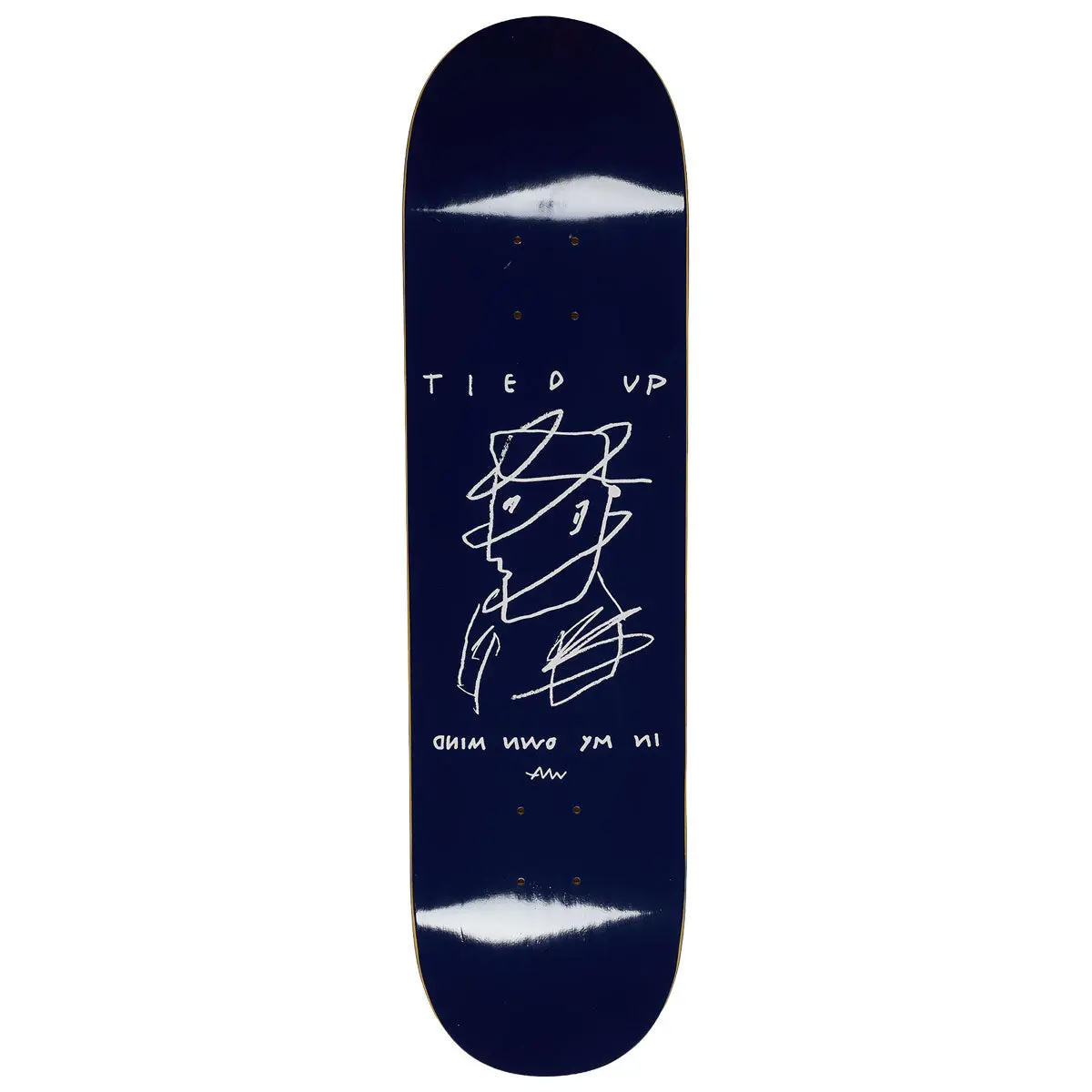Polar Tied Up Team Skateboard Deck - 8.75" 1