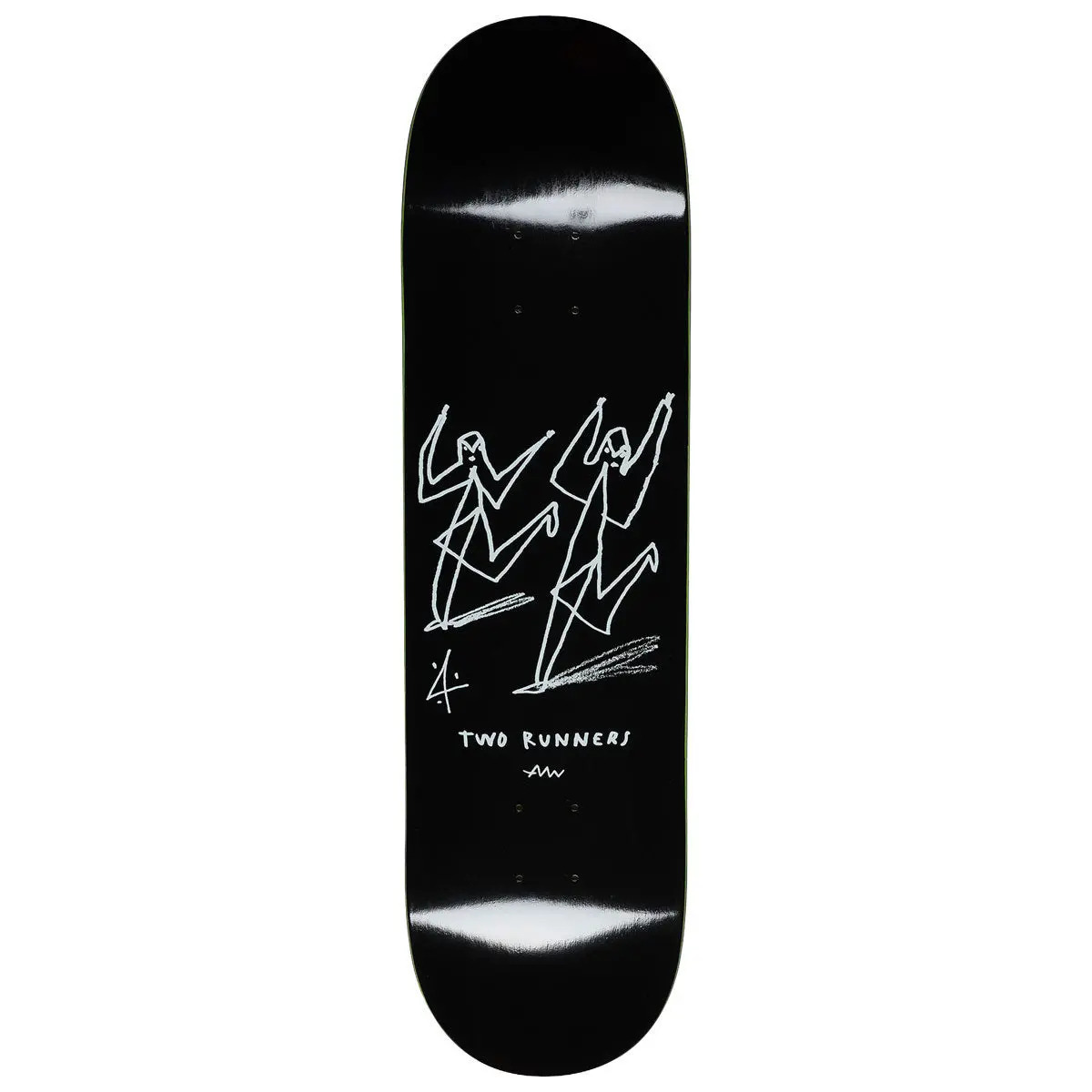 Polar Two Runners Team Skateboard Deck - 8.375" 1