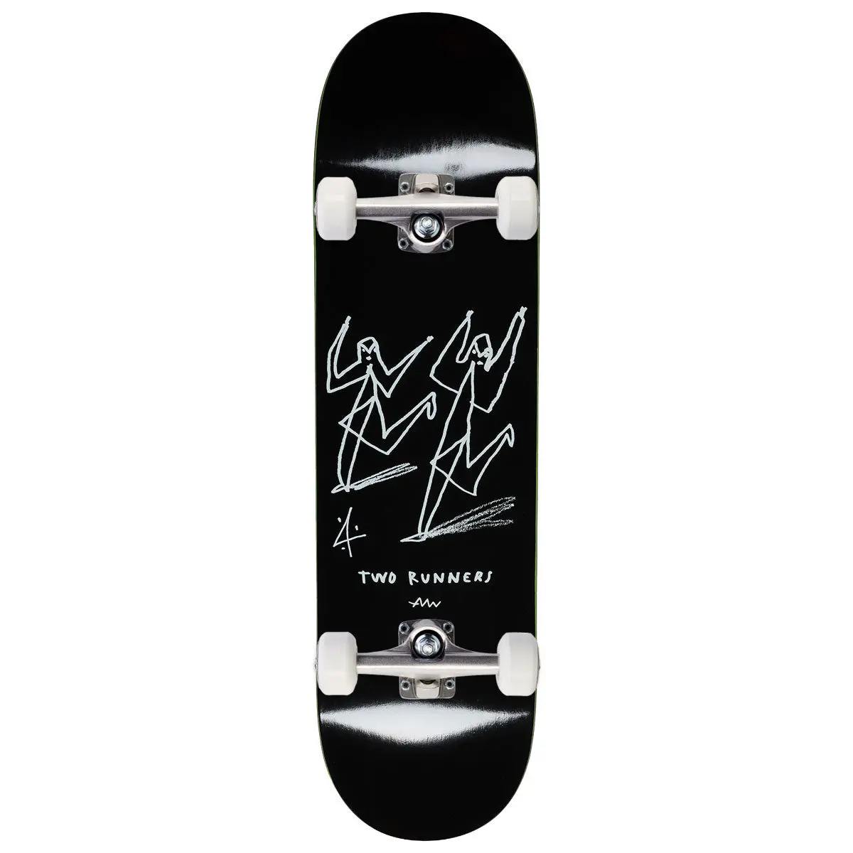 Polar Two Runners Team Skateboard Complete - 8.375" 1