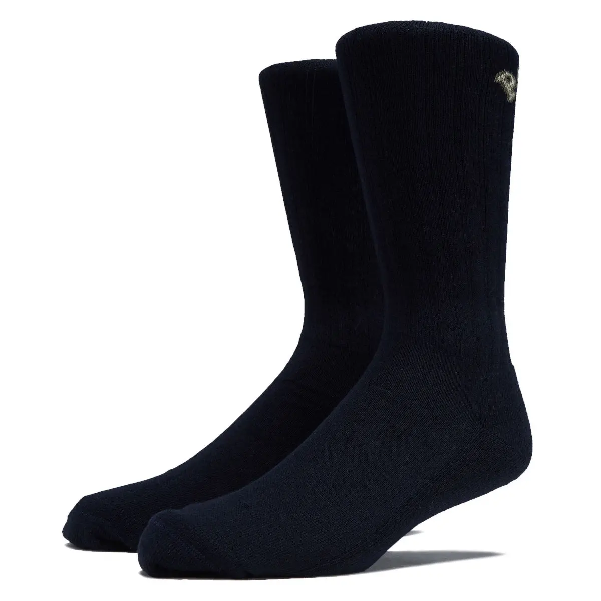 Polar College Large Rib Socks - Dark Navy 1