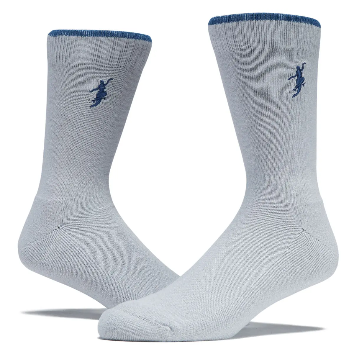 Polar No Complies Forever Business Socks - Silver/Blue 2