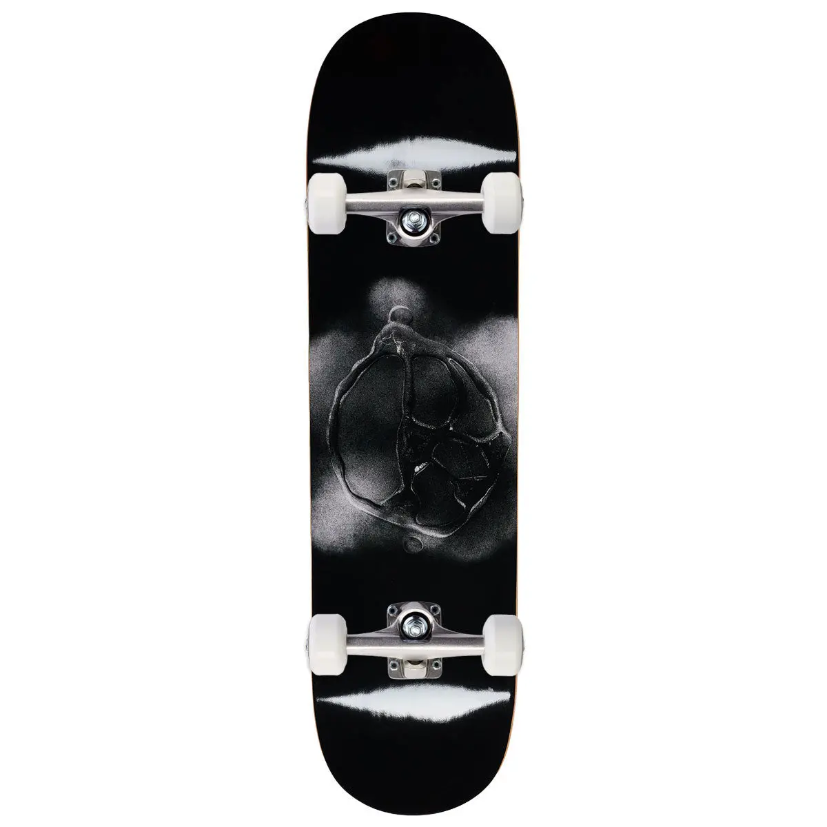 Polar Stroke Logo Team Skateboard Complete - Black - 8.00" 1