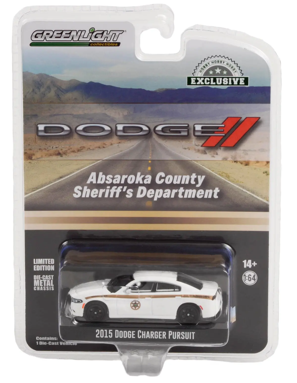 Hobby Exclusive 30335 2015 Dodge Charger Pursuit Absaroka County 1