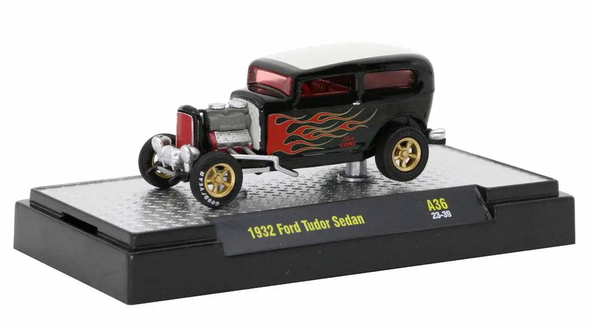 1932 Ford Tudor Sedan Coca-Cola M2 Machines 1:64 Scale Coca-Cola A36 2