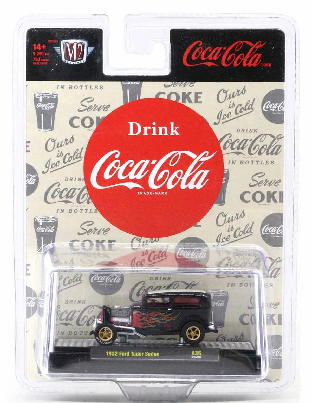 1932 Ford Tudor Sedan Coca-Cola M2 Machines 1:64 Scale Coca-Cola A36 1
