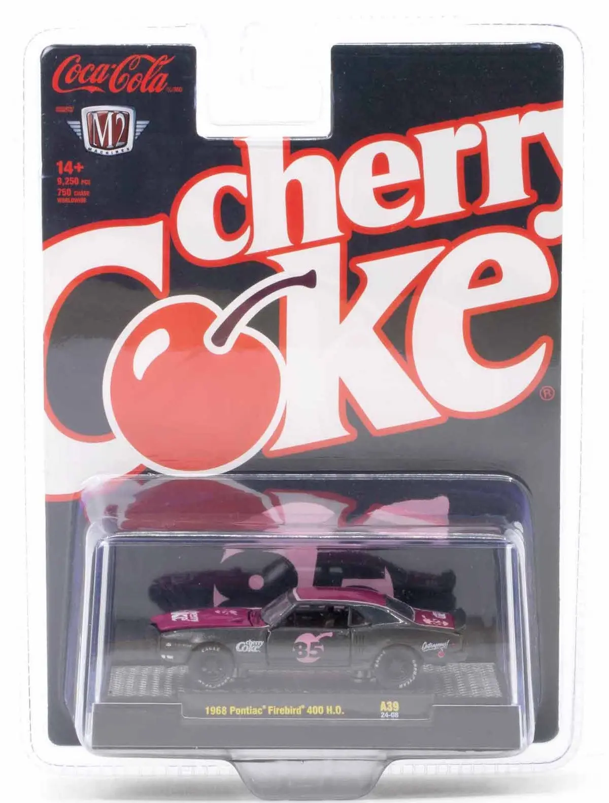 1968 Pontiac Firebird 400 H.O. Cherry Coke M2 Machines 1:64 Scale Coca-Cola Release A39 1