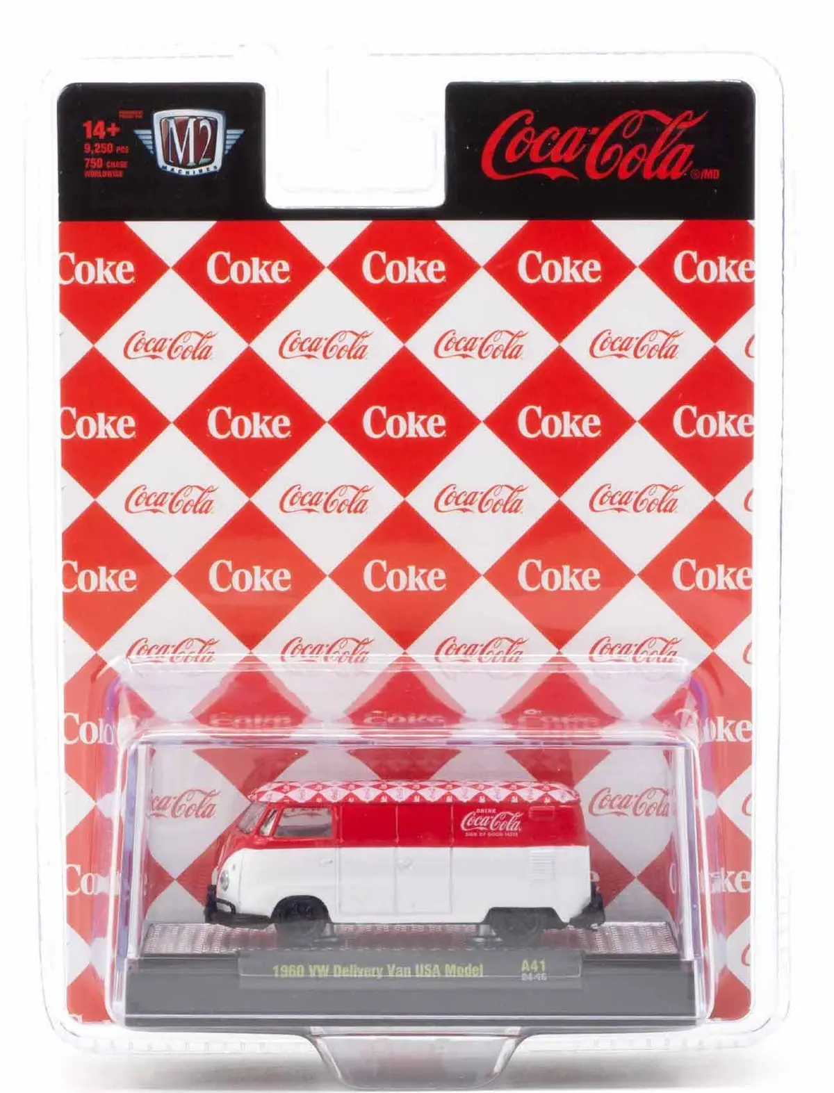 1960 Volkswagen Delivery Van M2 Machines 1:64 Scale Coca-Cola Release A41 1